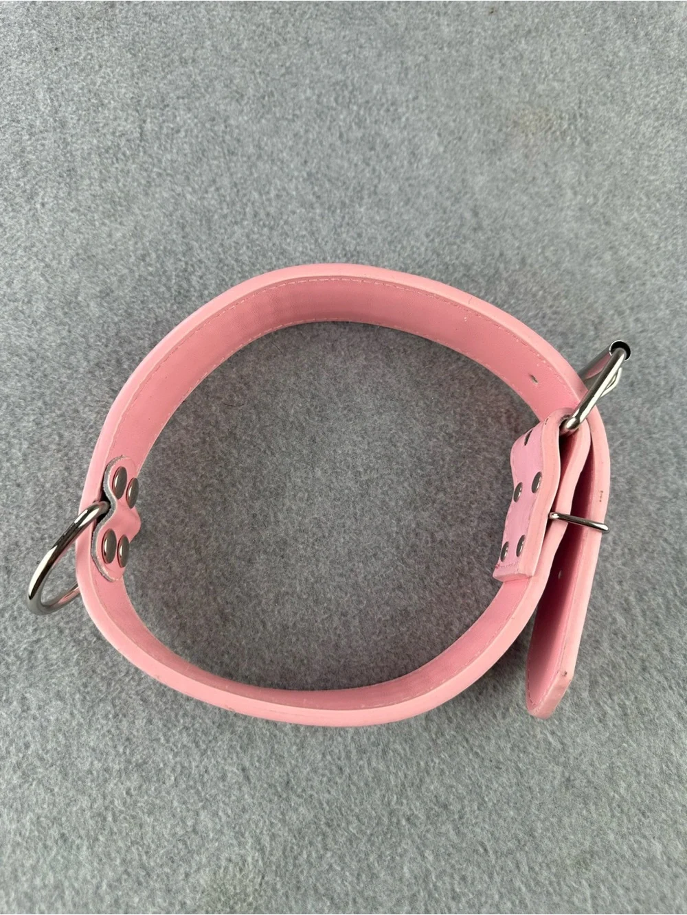Bling Rhinestone Pink Dog Collar Adjustable